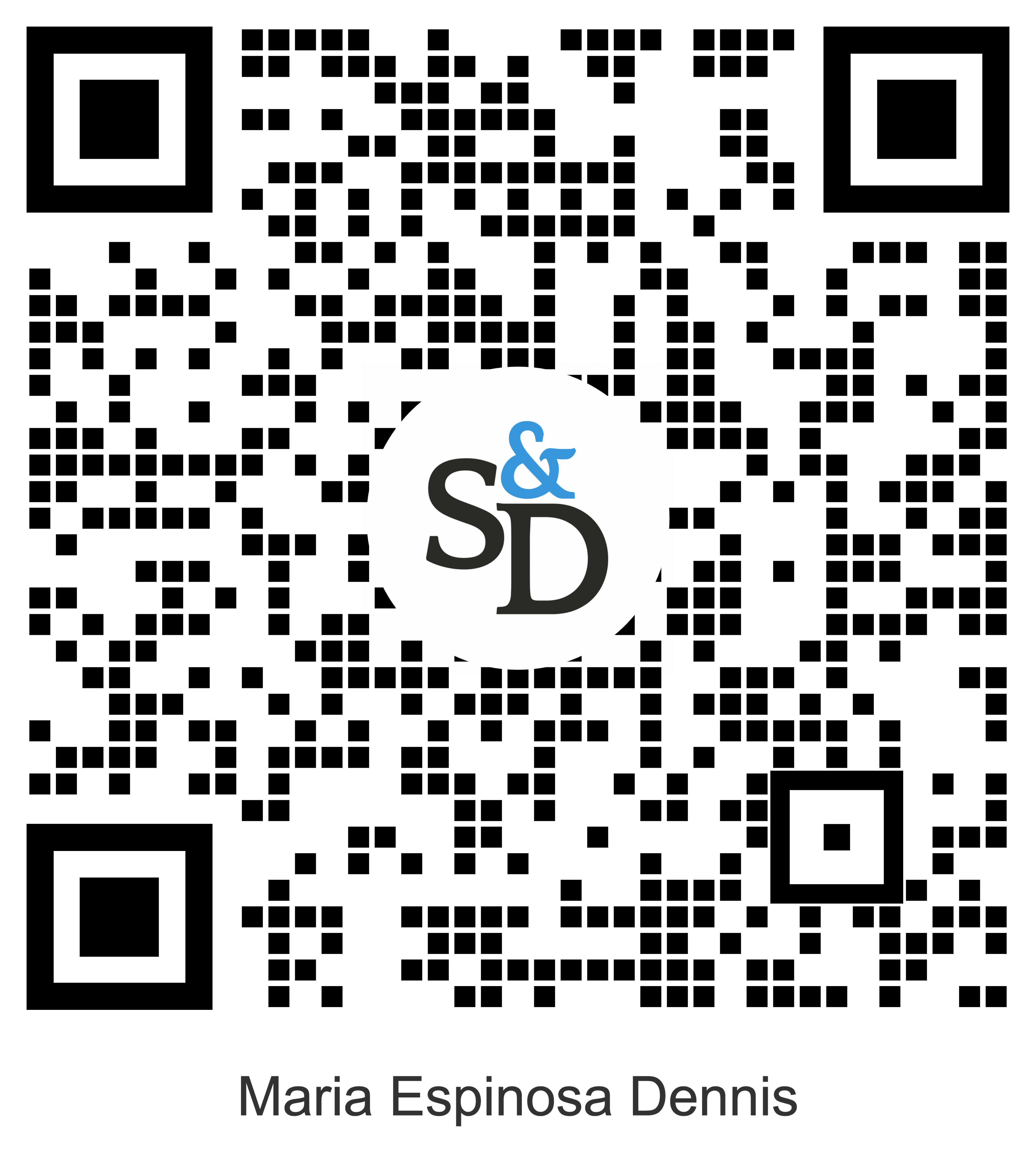 Maria Espinosa Dennis QR Code