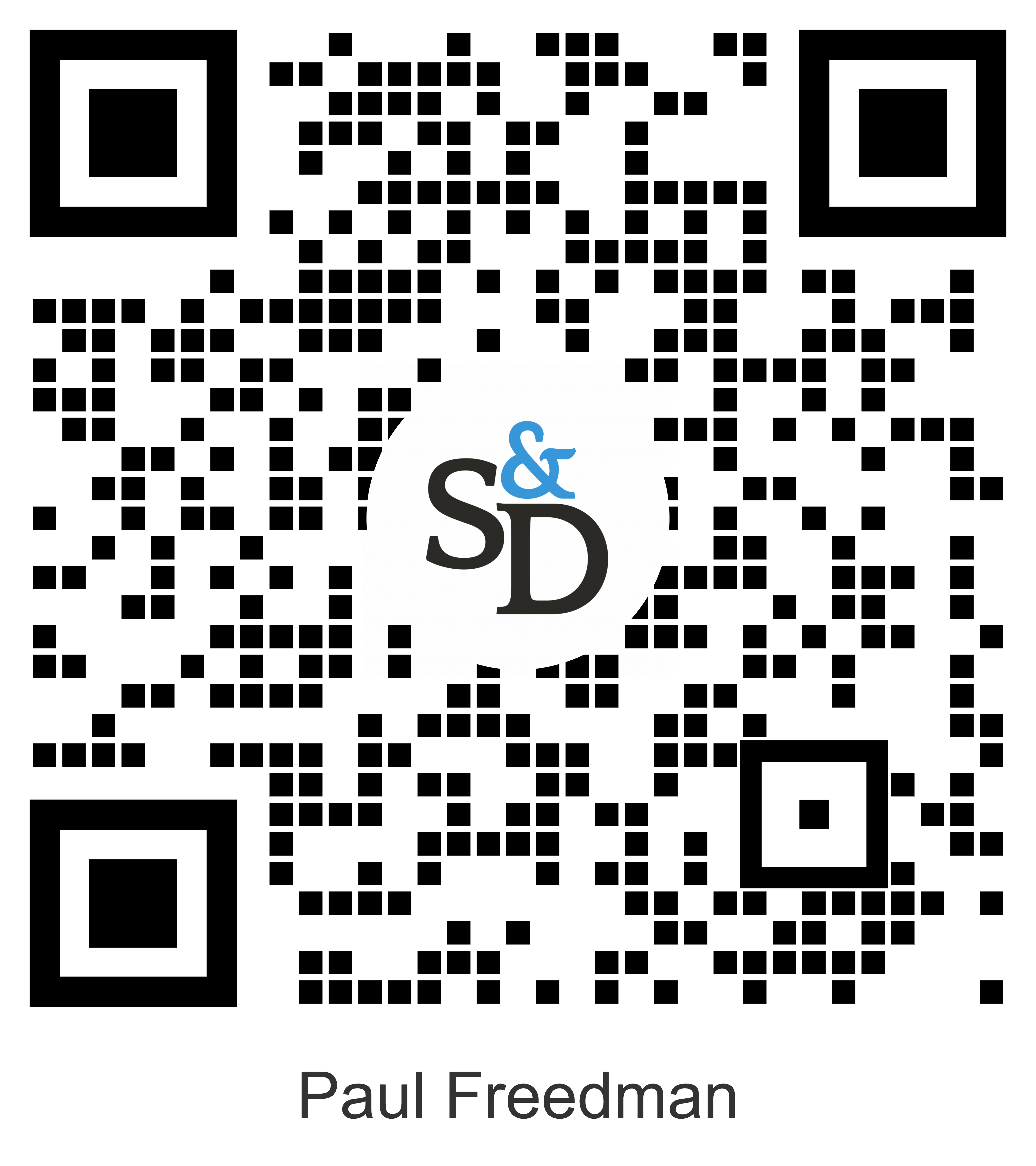 Paul Freeman QR Code